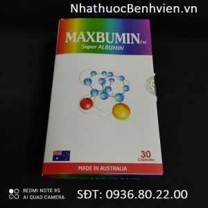 Thực phẩm bảo vệ sức khỏe Maxbumin TM - Super Albumin (1)