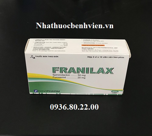 Thuốc FRANILAX 50mg20mg