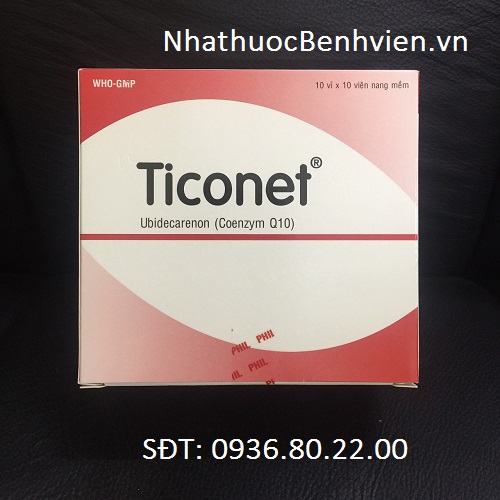 Thuốc Ticonet - Điều trị tim mạch