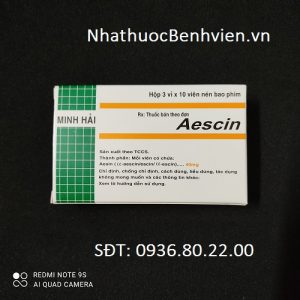 Thuốc Aescin 40mg