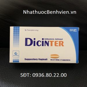 Thuốc Dicinter - Viên đạn đặt Âm Đạo