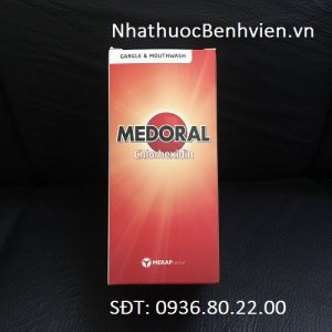 Medoral Chlorhexidin - Dung dịch súc miệng