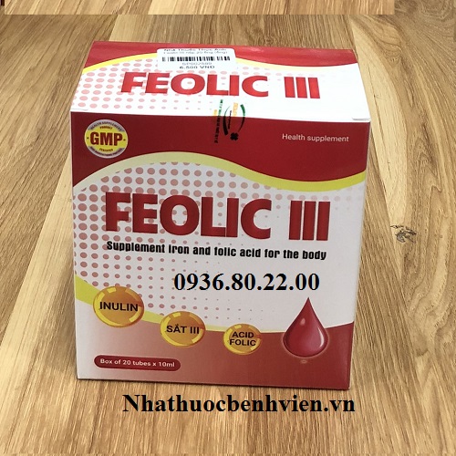 Feolic III Medupharm – Thực phẩm bảo vệ sức khỏe