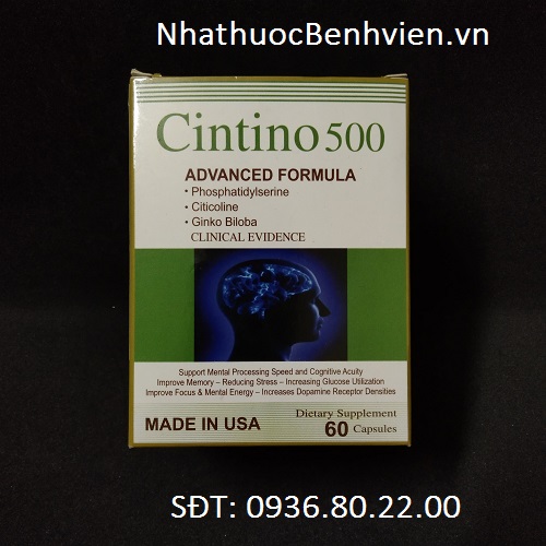 Thực Phẩm Bảo vệ sức khỏe Cintino500