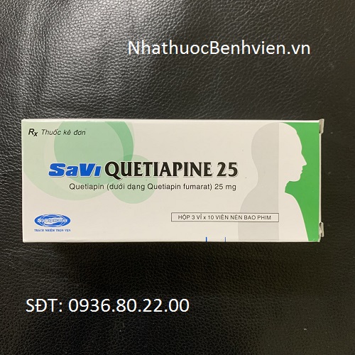 Thuốc SaVi Quetiapine 25mg