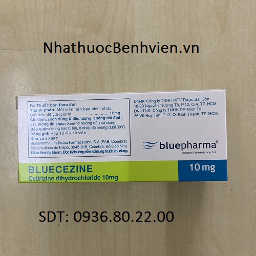 Thuốc Bluecezine 10mg