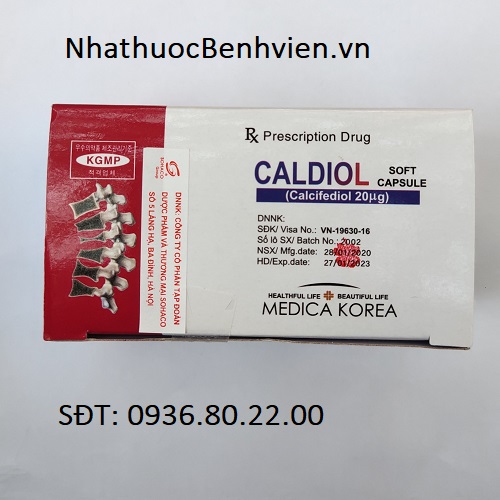 Thuốc Caldiol Soft capsule 20mcg