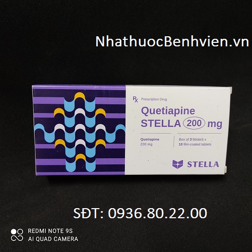 Thuốc Quetiapine Stella 200mg