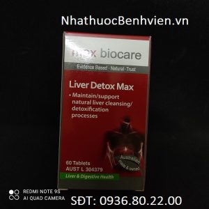 Thực phẩm bảo vệ sức khỏe Liver Detox Max