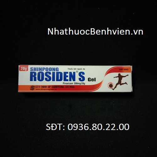 Thuốc Bôi Rosiden S Gel