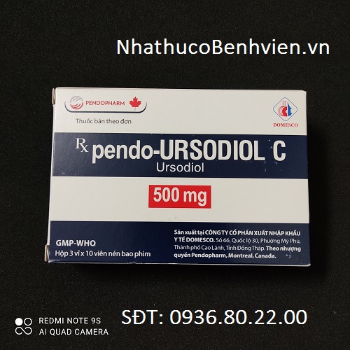 Thuốc pendo-Ursodiol C 500mg