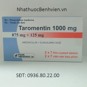 Thuốc Taromentin 1000mg