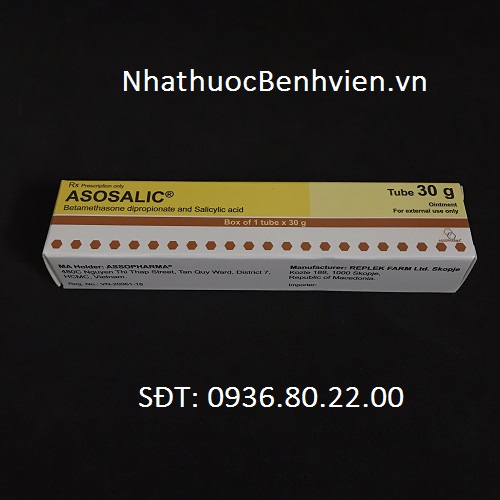 Thuốc Asosalic tube 30g