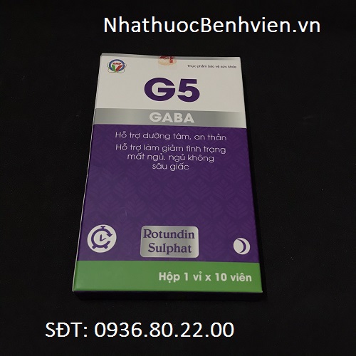 Thực phẩm bảo vệ sức khỏe G5 Gaba