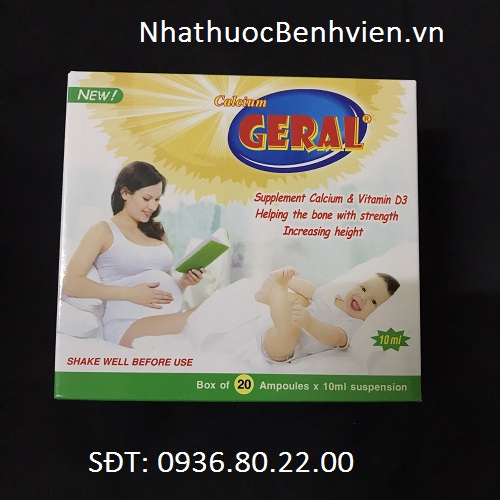 Hỗn dịch uống Calcium Geral New