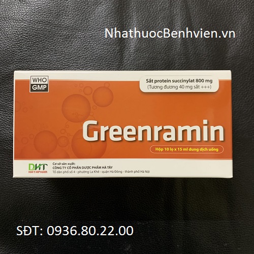 Thuốc Greenramin – Dung dịch uống