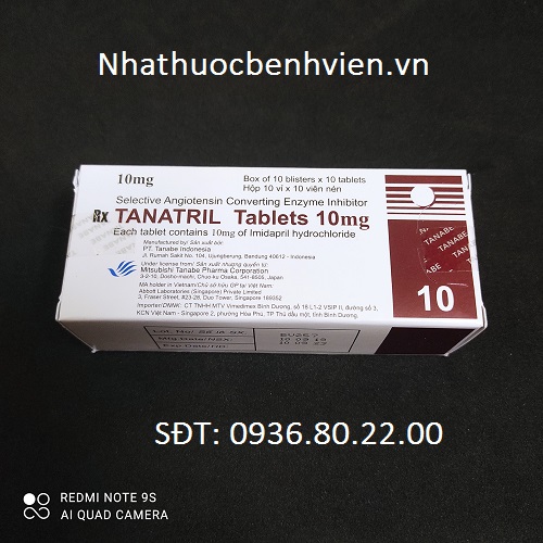 Thuốc Tanatril Tablet 10mg