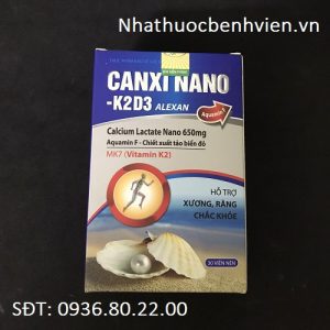 Thực phẩm bảo vệ sức khỏe Canxi Nano-K2D3 Alexan