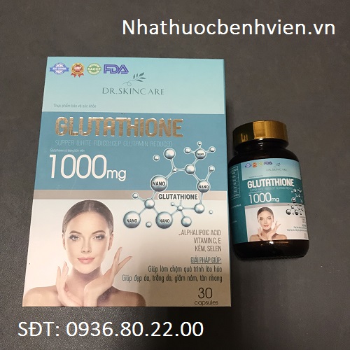 Thực phẩm bảo vệ sức khỏe Dr.Skincare Glutathione 1000mg