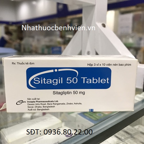 Thuốc Sitagil 50mg Tablet