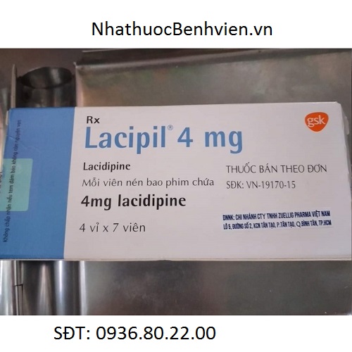 Thuốc Lacipil 4mg