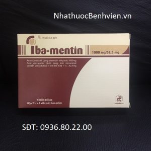 Thuốc Iba-Mentin 1000mg/62,5mg