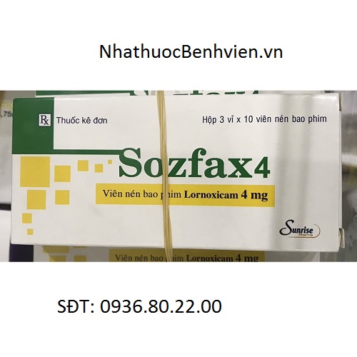 Thuốc Sozfax 4mg