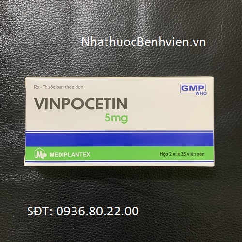 Thuốc Vinpocetin 5mg Mediplantex
