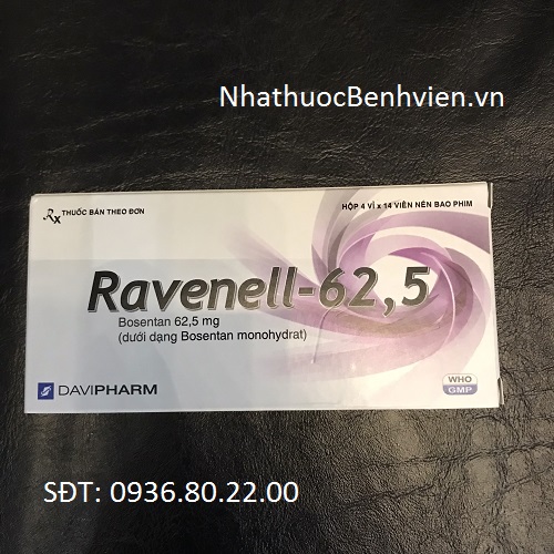 Thuốc Ravenell 62.5mg