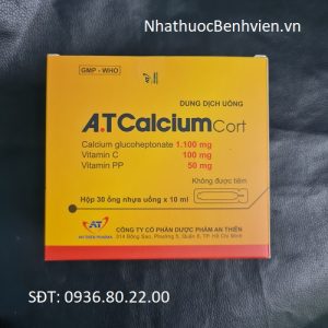 Dung dịch uống A.T Calcium Cort 10ml