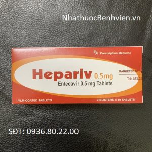 Thuốc Hepariv 0.5mg