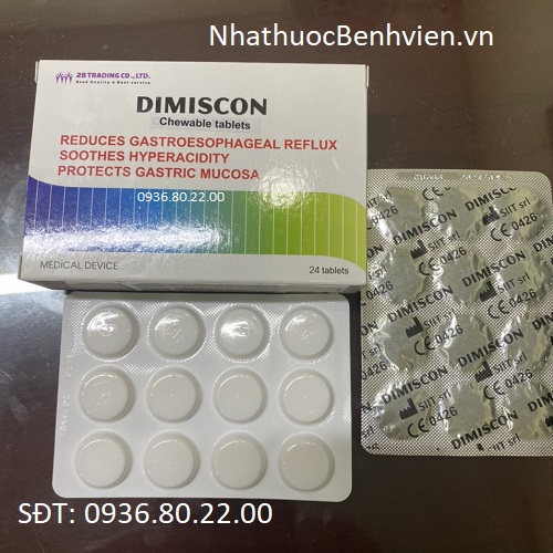 Thuốc Dimiscon – Viên nén nhai