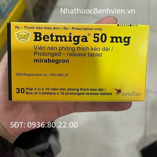Thuốc Betmiga 50mg