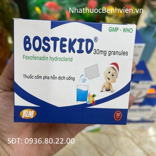 Thuốc Bostekid 30mg - Cốm pha hỗn dịch uống