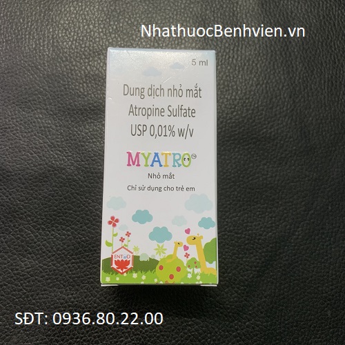 Thuốc Myatro - Dung dịch nhỏ mắt 5ml