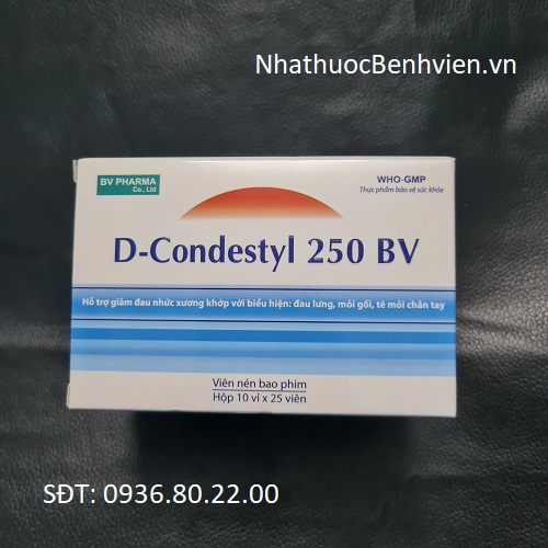 Thực phẩm bảo vệ sức khỏe D-Condestyl 250 BV