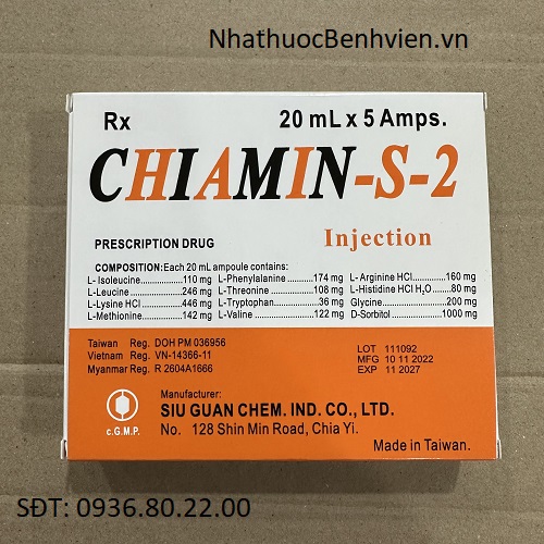 Thuốc Chiamin-S-2 Injection