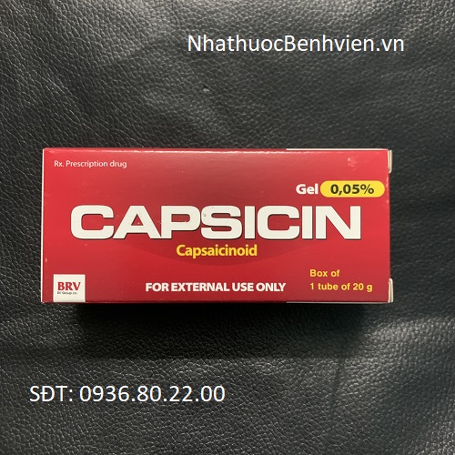 Thuốc CAPSICIN GEL 0,05%