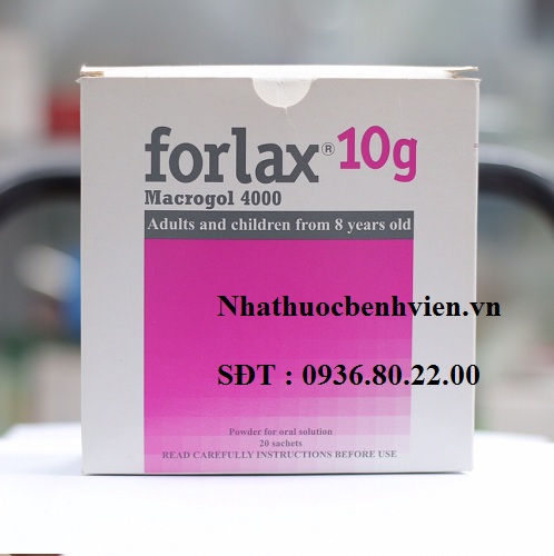 Thuốc Forlax 10g - Điều trị táo bón