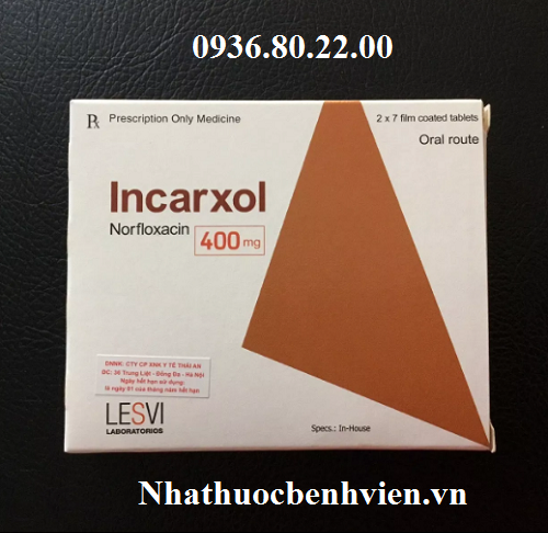 Thuốc Incarxol 400mg