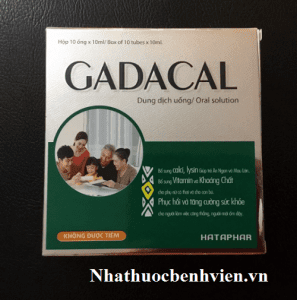 Dung dịch uống GADACAL 10ml