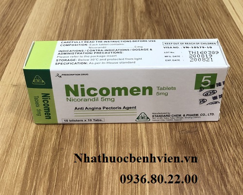 Thuốc Nicomen 5mg