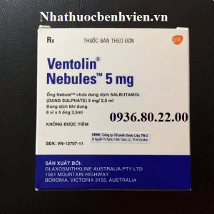Thuốc Ventolin Nebules 5mg (Salbutamol)