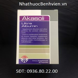 Thực phẩm bảo vệ sức khỏe Akasoli Ultra Albumin