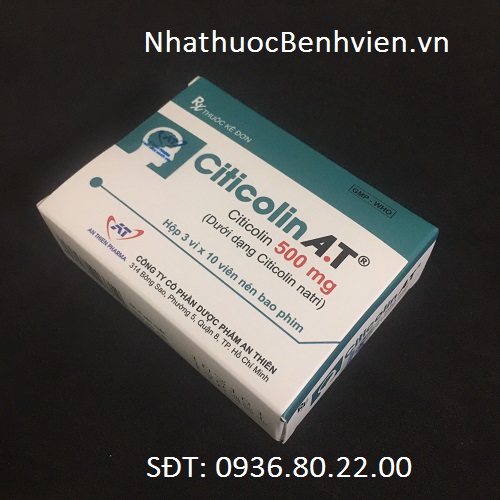 Thuốc Citicolin A.T 500mg