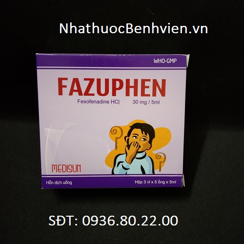Thuốc Fazuphen 30mg/5ml