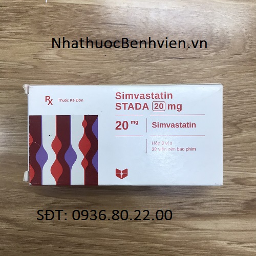 Thuốc Simvastatin Stada 20mg