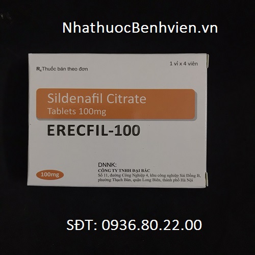 Thuốc Erecfil 100mg
