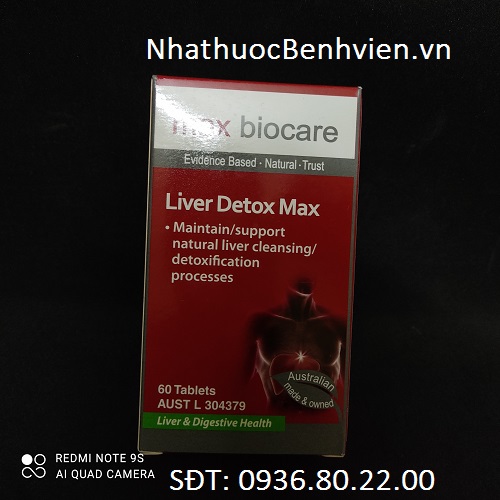 Thực phẩm bảo vệ sức khỏe Liver Detox Max