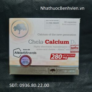 Thực phẩm bảo vệ sức khỏe Chela-Calcium D3